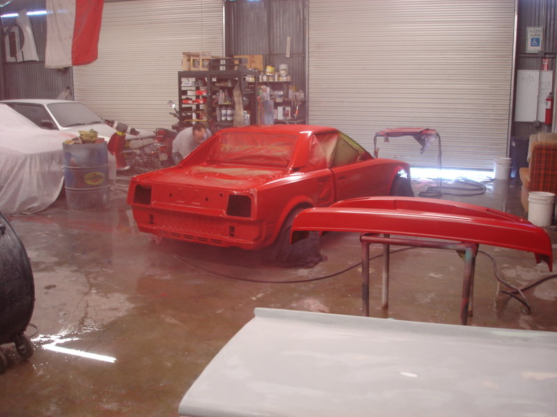 Painting base coats