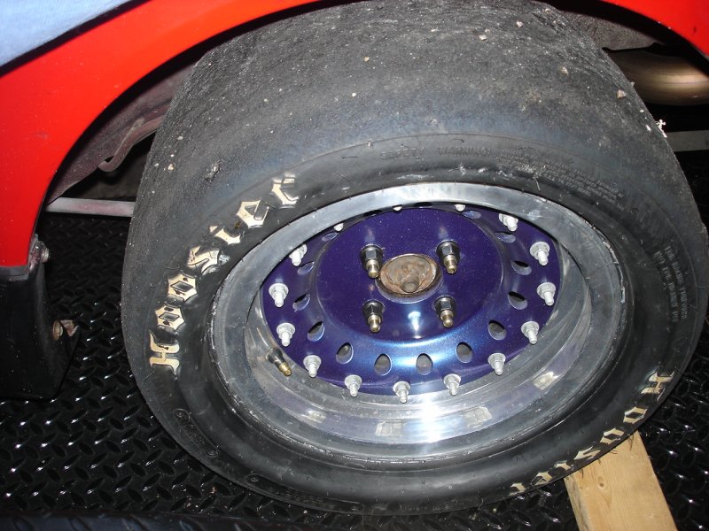 New wheel studs installed