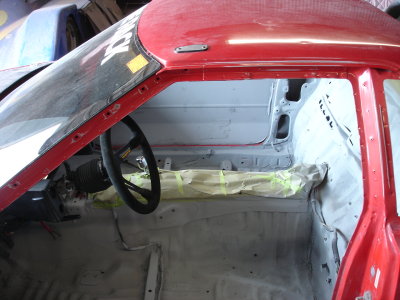 Cockpit painted