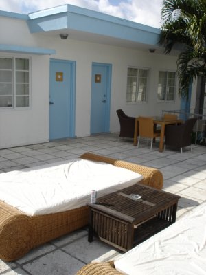 Day 1: The rooftop courtyard at Aqua: AKA the Miami Beach hotel