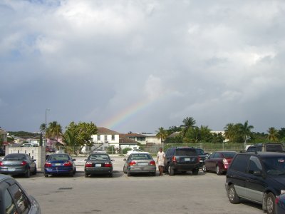 Rainbows over Hondas