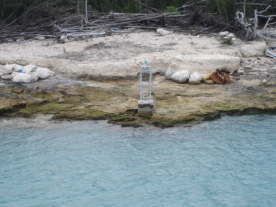 The buoy seems to not float.