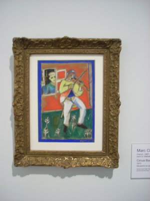 Marc Chagall, Circus Backstage, 1912