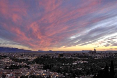 Segovia at dusk