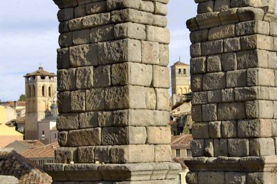 Segovia - Aqueduct and towers