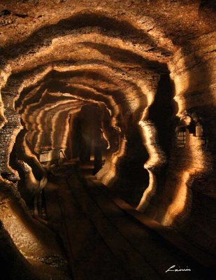 Bonnechere Caves 7387 light painting  