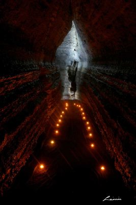 Bonnechere Caves 7415 light painting 