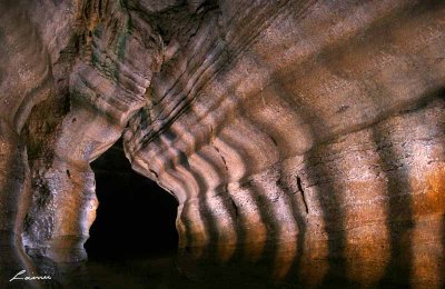 Bonnechere Caves 7487 light painting 