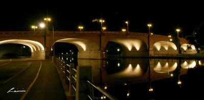 Bank Street Bridge 0817 night photo