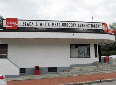 if your meat is black and white throw it out -  291