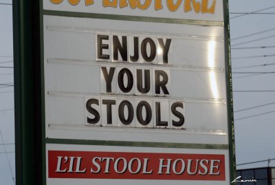 enjoy your stools -  6014