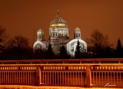 church 7378 night photo