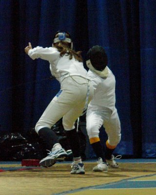 Queen's Women's Fencing at OUAs 02-17-08