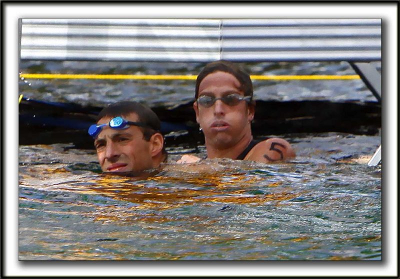 _MG_0423a   -  DAMIAN BLAUM,  Arg. #5  and the winner Fran Crippen at the finish line