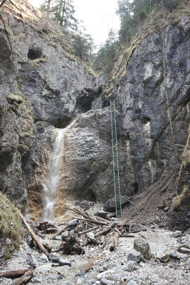 The greater Piecky waterfall (Vel'k vodopad)