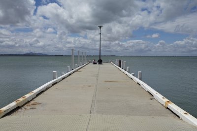 Geelong foreshore Sitting on the pier.jpg
