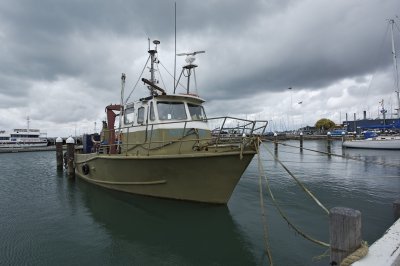 Fishing boat at Geelong wharf