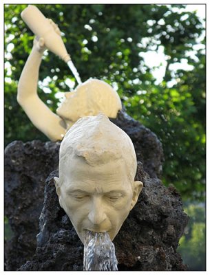 Klaus Weber fountain sculptures, London