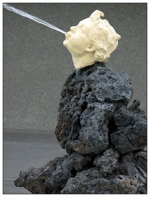 Klaus Weber fountain sculptures, London