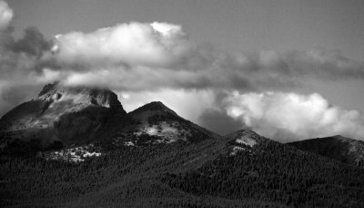 Mountain Peaks and Clouds 2