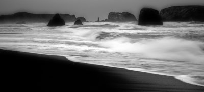 Sea Stacks & Wave