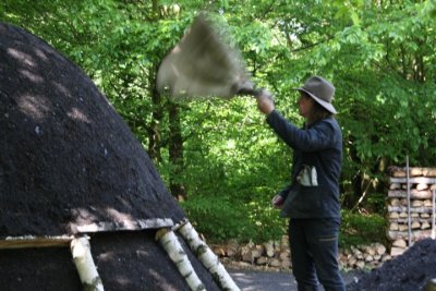 Kohlenmeiler / charcoal pile