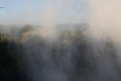 Victoria Falls - through the spray