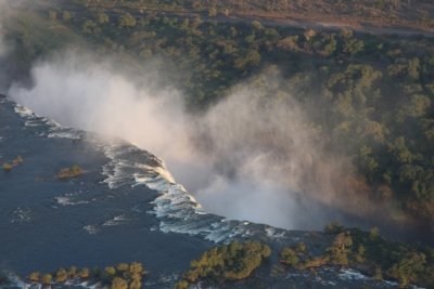 Victoria Falls from the air