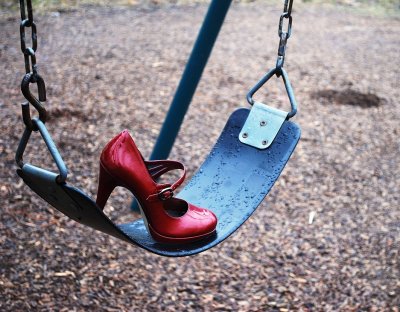 Red Shoe Swingset