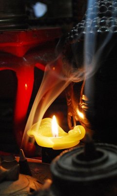 Candle and Incense