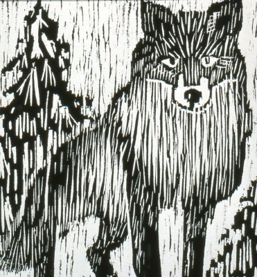 The Fox, Woodcut