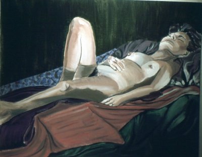 Nude Study, Acrylic 2