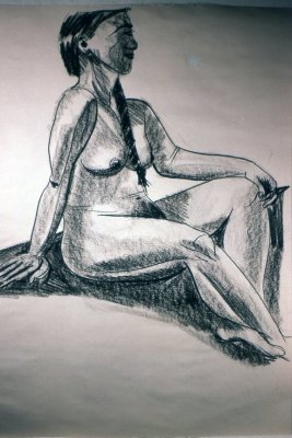 Nude Study, Graphite