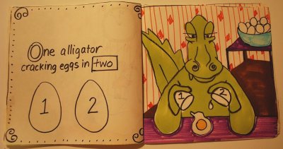 Hungry Alligator Book 2, Marker