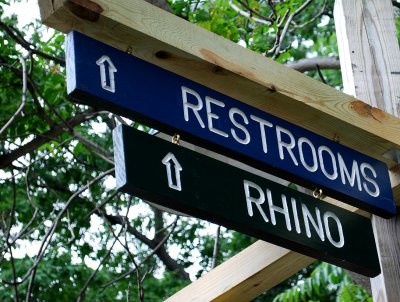 Restrooms/ Rhino