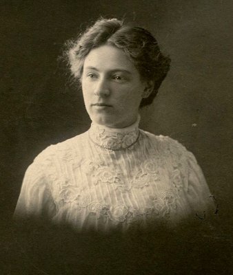 Lady With Embroidered Blouse