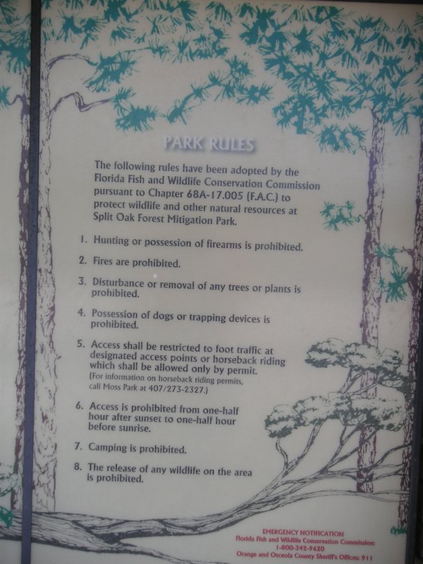Park Rules