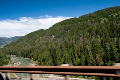 Nearing Jackson, WY
