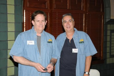Steven Beales & Bob Freitas before their Clinic
