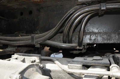 EL SD45 3607 Left Rear Truck @ Axle 4-5