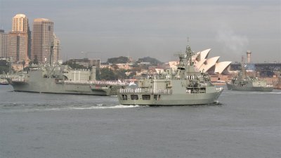 HMAS Kanimbla and Ballarat