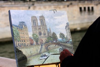 A Painter view of Notre Dame