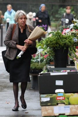 shopping for flowers