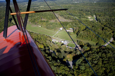 Rhinebeck Areodrome from the air