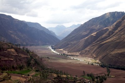 Sacred Vally, looking toward Machu Picchu