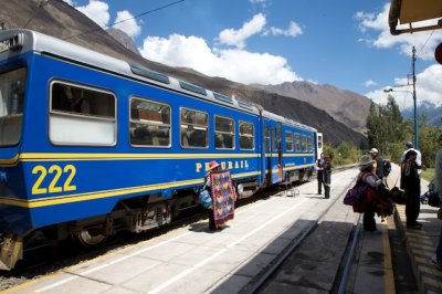 Our train to Machu Picchu