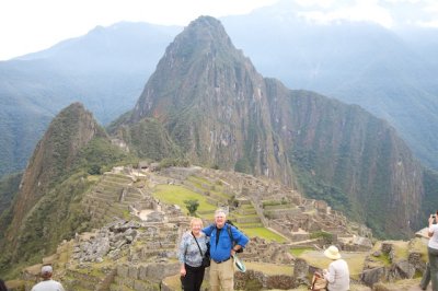Lil, Ed at Machu Picchu