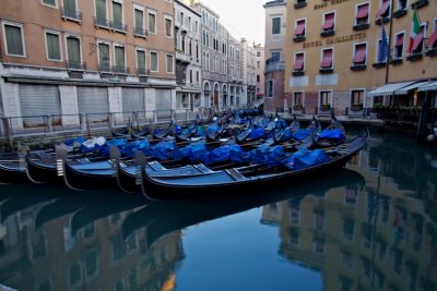 Early Morning at the Orseolo Gondola Basin