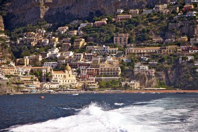 Positano from the Capri Ferry