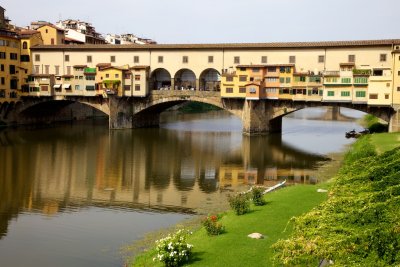 The Arno and the Ponte Vecchio